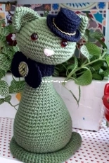 Green cat