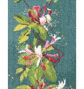 Heritage Stitchcraft - Flower Panels JCHK585 Honeysuckle Panel by John Clayton XSD