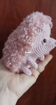 Pink hedgehog