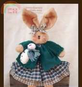 Raggedy Pants - Snowflake Bunny