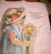 A girl with flowered hat