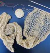 Linea Summer Shawl/Sommarschal i Linea by Ann Linderhjelm-English,Italian,Svenska-Free