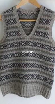 Finished Vneck Vest