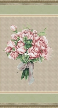 Pink Roses by Jeanne Dick_