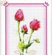 Teana Cross Stitch 36227 - Rose Flower