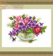 Sdelano (Made With Love) CV-040 Roses and Violets xsd