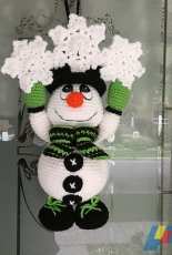 Lisa Kingsley Designs - Lisa Kingsley - Snowman Door Hanger