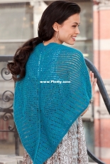 Red Heart LW2968 Lacie Shawl by Heather Lodinsky - Free