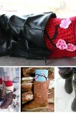Lisa Jelle - Charming Cherry Blossom Boot Cuffs