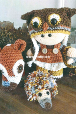 Funnys Haken - Ilse Scheffer - Funny Owl Set - Dutch