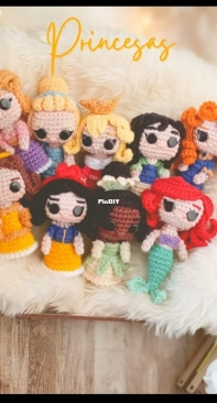 Edu Santos Amigurumis - Eduardo Santos - Princesas - Portuguese