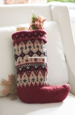 Patons Fair Isle Stocking - Free