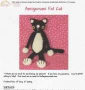 Amigurumi Fat Cat By Darleen Findlay