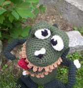 Fiber Doodles - K4TT - Chomp the Carnivorous Plant