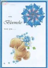 Flower Bear and Forest fruit Tea bags Card