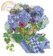Thea Gouverneur TG3025 Hydrangeas and anemones