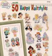 American School of Needlework ASN 3722 - 50 Happy Hairstyles