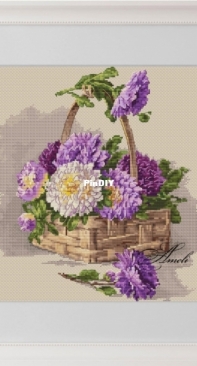 Ameli Stitch - Purple Asters by Anna Smith / Kuznetsova