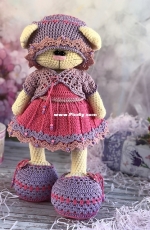 Crochet Bunny Art - Irina Tarasova - Maggie oufit set