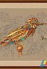 MiAxStitch - Bird Steampunk by Jane Eyre / Minasyan Yana