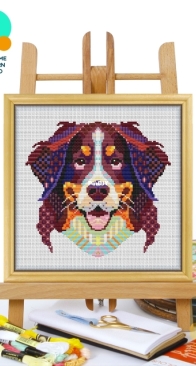 Awesome Pattern Studio - CS1133 - Mandala Dog Berner Sennenhund XSD