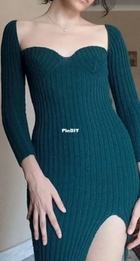 Sweetheart Revenge Top Dress - Phoebe Peach - FridayKnits