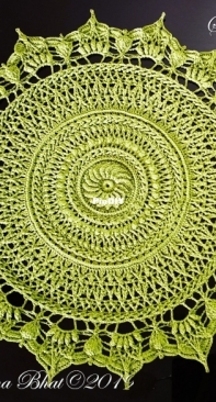 Crochet Shelters - Gangarathna Bhat - Srinaya Doily - English and Russian