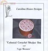 Carolina House Designs-Colonial Coverlet Shaker Box and Tape Measure