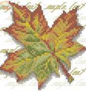 Cross Design S7049 - Maple Leaf