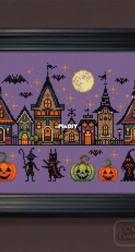 Halloween Avenue by Maria Brovko