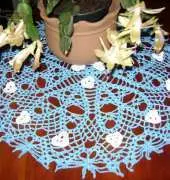 doily butterfly-Ganchillo Artístico 264-Spanish