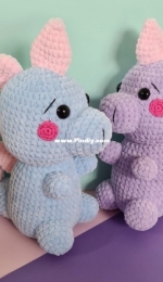 Hobbii Friends - Jennifer Santos - Super Cute Design - 1011-204-2056 - Dylan the Dino - Free