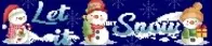 Let it Snow by Simonetta Sabatucci from Idee a Punto Croce