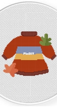 Daily Cross Stitch Autumn Jumper