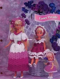 Annies Fashion Doll Crochet Club - Juanita Turner -  FCC10-04 - Easter  Parade