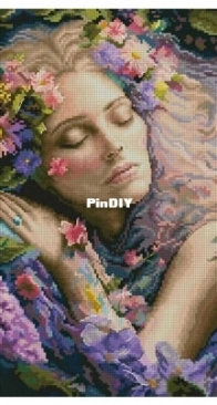Letistitch L8081 Bed of flowers XSD