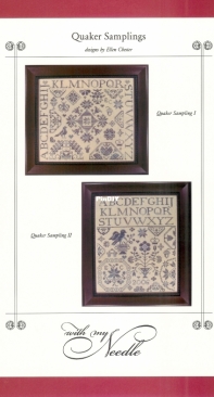 With My Needle - Quaker Samplings I and II XSD + PCS
