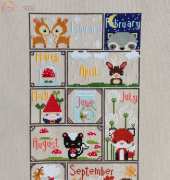The Frosted Pumpkin Stitchery - Woodland Sampler