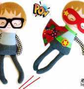 Dolls And Daydreams - Super Hero Doll Sewing Pattern
