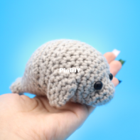 Stringy Ding Ding - Olive - Worlds Cutest Manatee - Free