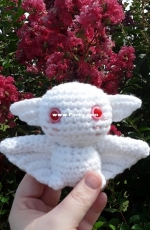 Osage County Crochet - Sadie Sheppard - Mr Al Bino the Amigurumi Bat