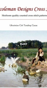 Ankicoleman Designs - Ukrainian Girl Tending Geese
