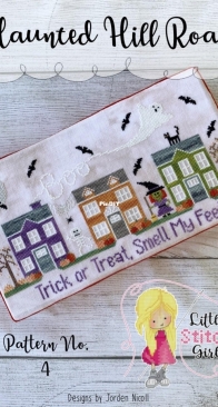 Little Stitch Girl - Pattern 4 - Haunted Hill Road