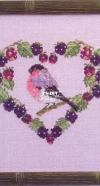 Les Coeurs des 4 Saisons Martine Leonard - Coeur de mures (ete) XSD