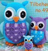 Hjertegarn- Sabrina Durr- No 49 owls/ Uil -DUTCH