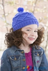 Red Heart-LW4194-Carousel Hat by Tamara Goff -Free