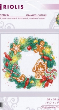 Riolis 1910 Gingerbread Wreath