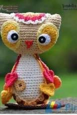 Magic with Hook and Needles - Vendula Maderska Vendulka - Baby Owl Emma - Russian - Free