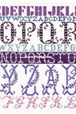 DMC FCE-0819 - Purple Scroll Sampler - Free