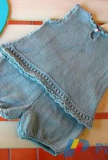 Keiki Tank Top & Bloomers Set for Babies by Muriela 3-18M (English Version)